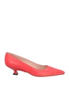 Tod's Woman Pumps Red Size 7.5 Soft Leather