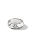 Cast The Defiant Pavé Diamond Band Ring In Sterling Silver