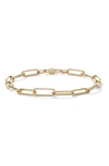 Cast The Hairpin Bracelet In 9k Yellow Gold