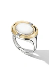 Cast The Rebel Signet Ring In Sterling Silver W/ 14k Gold