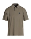 Outhere Man Polo Shirt Military Green Size Xxl Polyamide