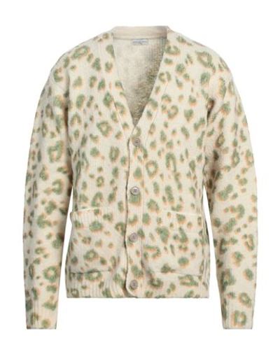 Dries Van Noten Man Cardigan Beige Size M Merino Wool, Cashmere, Polyamide
