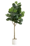 NEARLY NATURAL NEARLY NATURAL 6FT. FIDDLE LEAF FIG TREE ARTIFICIAL PLANT