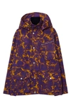 Burberry Rose-print Oversized Jacket In Pear Ip Pattern