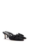 Larroude Valerie Pointed Toe Mule In Black