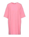 Ottod'ame Woman Mini Dress Pink Size 10 Polyester, Elastane