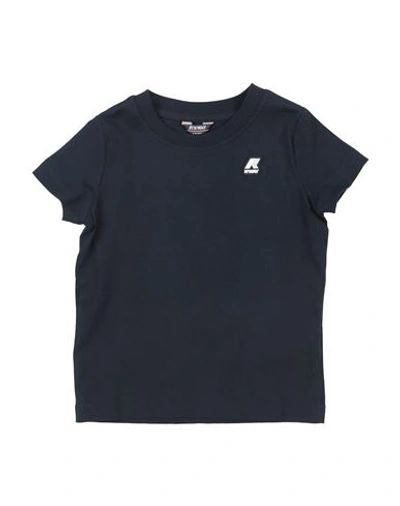 K-way Babies'  Toddler Girl T-shirt Midnight Blue Size 3 Cotton