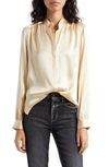 L AGENCE L'AGENCE BIANCA SILK SATIN BLOUSE