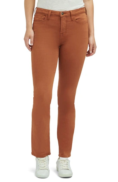 Jen7 By 7 For All Mankind Slim Fit Straight Leg Jeans In Caramel