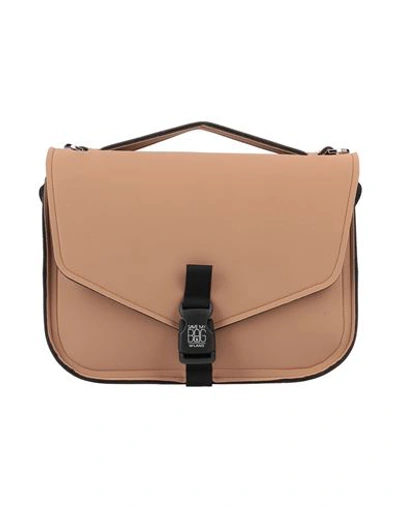 Save My Bag Woman Handbag Light Brown Size - Textile Fibers In Beige