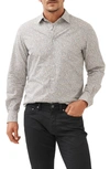 Rodd & Gunn Kimbell Long Sleeved Classic Fit Button Down Shirt In White Multi