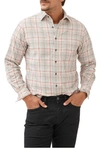 Rodd & Gunn Brookdale Check Cordoroy Button-up Shirt In Wild Rose