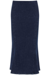 Paloma Wool High-waist Denim Midi Skirt