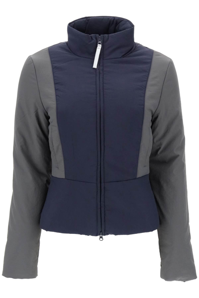 Paloma Wool Navy & Gray Nia Puffer Jacket In Multicolor