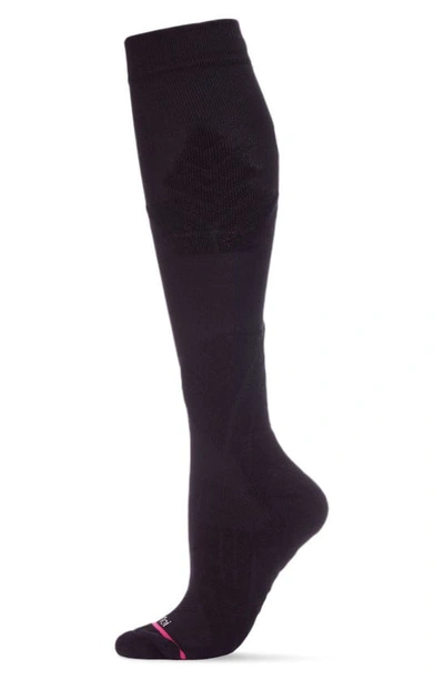 Memoi Women's Ultra Tech Knee High Socks In Black