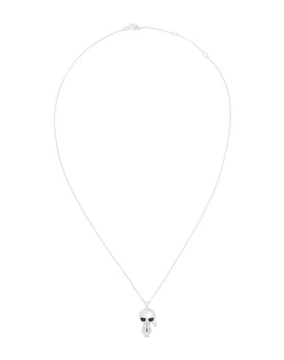 Karl Lagerfeld K/ikonik Choupette Necklace Woman Necklace Silver Size - 925/1000 Silver