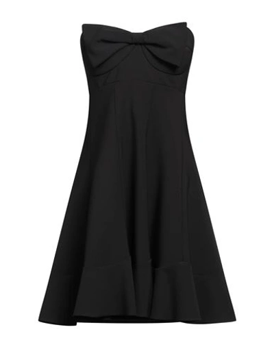 Elisabetta Franchi Woman Mini Dress Black Size 10 Polyester, Elastane