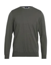 Drumohr Man Sweater Dark Green Size 42 Cotton