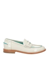 Lemaré Woman Loafers Light Grey Size 7 Soft Leather In Grey