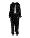 DOLCE & GABBANA DOLCE & GABBANA WOMAN JUMPSUIT BLACK SIZE 4 POLYESTER, SILK, ELASTANE