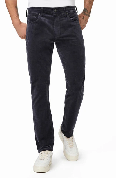 Paige Lennox Slim Fit Corduroy Pants In Deep Anchor