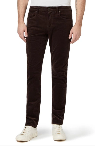 Paige Lennox Slim Fit Corduroy Pants In Deep Woods