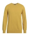 Dondup Man Sweater Mustard Size 40 Cashmere In Yellow