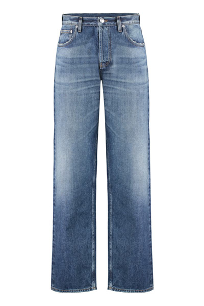 Burberry Wide-leg Jeans In Denim