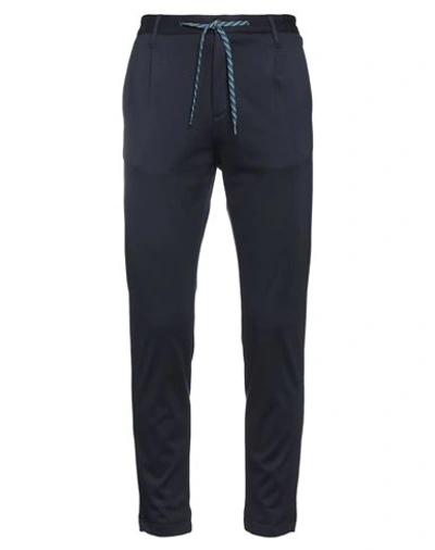 Daniele Alessandrini Homme Man Pants Midnight Blue Size 36 Viscose, Nylon, Elastane In Blue