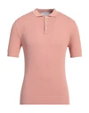Gran Sasso Man Sweater Pastel Pink Size 36 Cotton