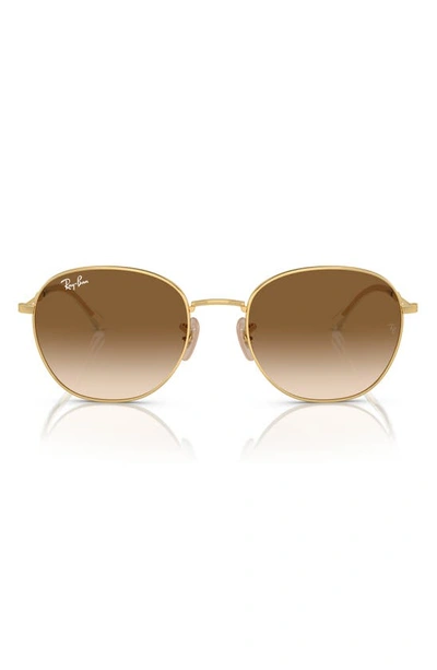 Ray Ban 55mm Gradient Phantos Sunglasses In Gold/brown Gradient