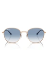 Ray Ban 55mm Gradient Phantos Sunglasses In Rosa/azzurro