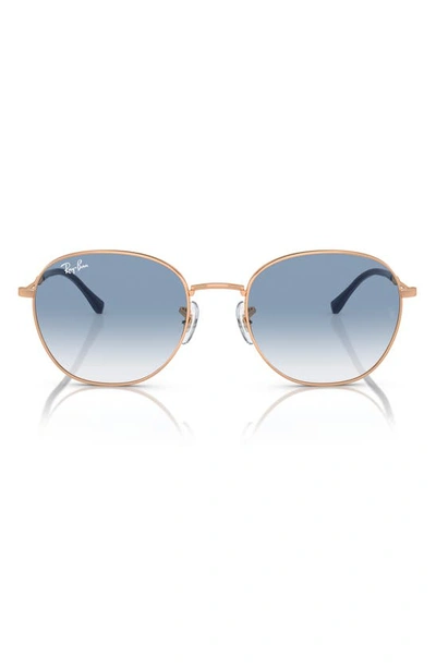 Ray Ban 55mm Gradient Phantos Sunglasses In Rose Gold