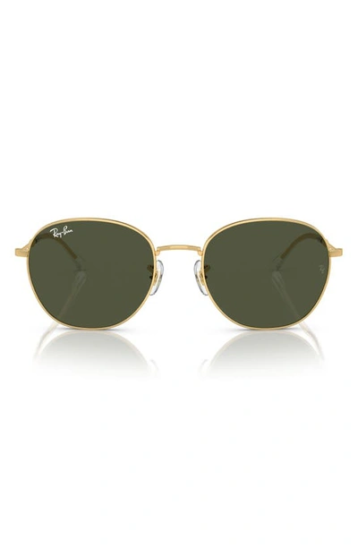 Ray Ban 55mm Phantos Sunglasses In Gold Flash
