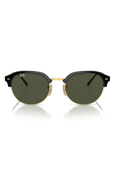 Ray Ban 53mm Irregular Sunglasses In Black