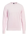 Fedeli Man Sweater Pink Size 44 Cotton