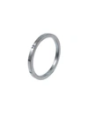 Maison Margiela Man Ring Lead Size L 925/1000 Silver In Grey