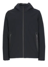 Rrd Black Surflex Benzina Jacket With High Collar In Blue