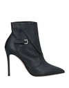Casadei Woman Ankle Boots Black Size 6 Soft Leather
