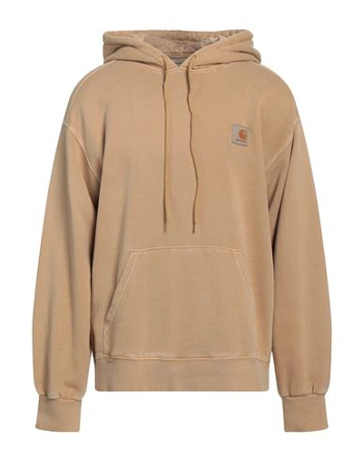 Carhartt Man Sweatshirt Sand Size Xxl Cotton In Beige