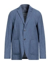 Lardini Man Suit Jacket Pastel Blue Size Xl Linen