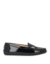 Tod's Gommino Patent Leather Driving Loafers In Black