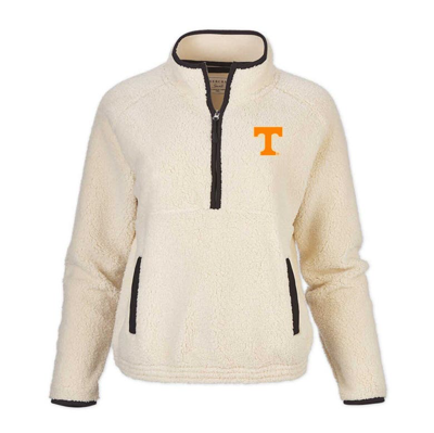 Boxercraft Natural Tennessee Volunteers Everest Half-zip Top