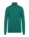 North Pole Man Turtleneck Emerald Green Size Xxl Viscose, Merino Wool, Polyamide, Cashmere