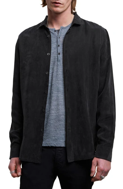 John Varvatos Slim Fit Button-up Shirt In Black