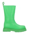 Liu •jo Woman Boot Green Size 9 Soft Leather