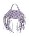 Yuzefi Woman Handbag Lilac Size - Soft Leather In Purple