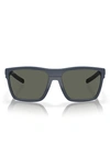 Costa Del Mar Pargo 61mm Polarized Square Sunglasses In Grey