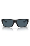 Costa Del Mar Tailfin 57mm Polarized Rectangular Sunglasses In Grey