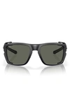 Costa Del Mar King Tide 8 60mm Polarized Rectangular Sunglasses In Gray